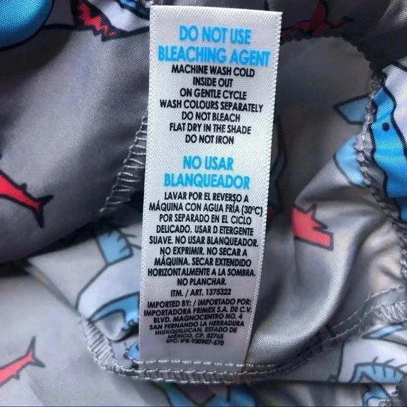 Pekkle Shark Jacket Grey & Blue Size 3T - Picture 9 of 16